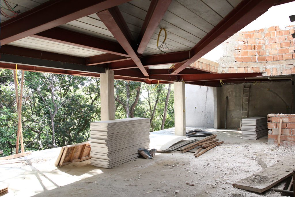 Casa em estrutura metálica