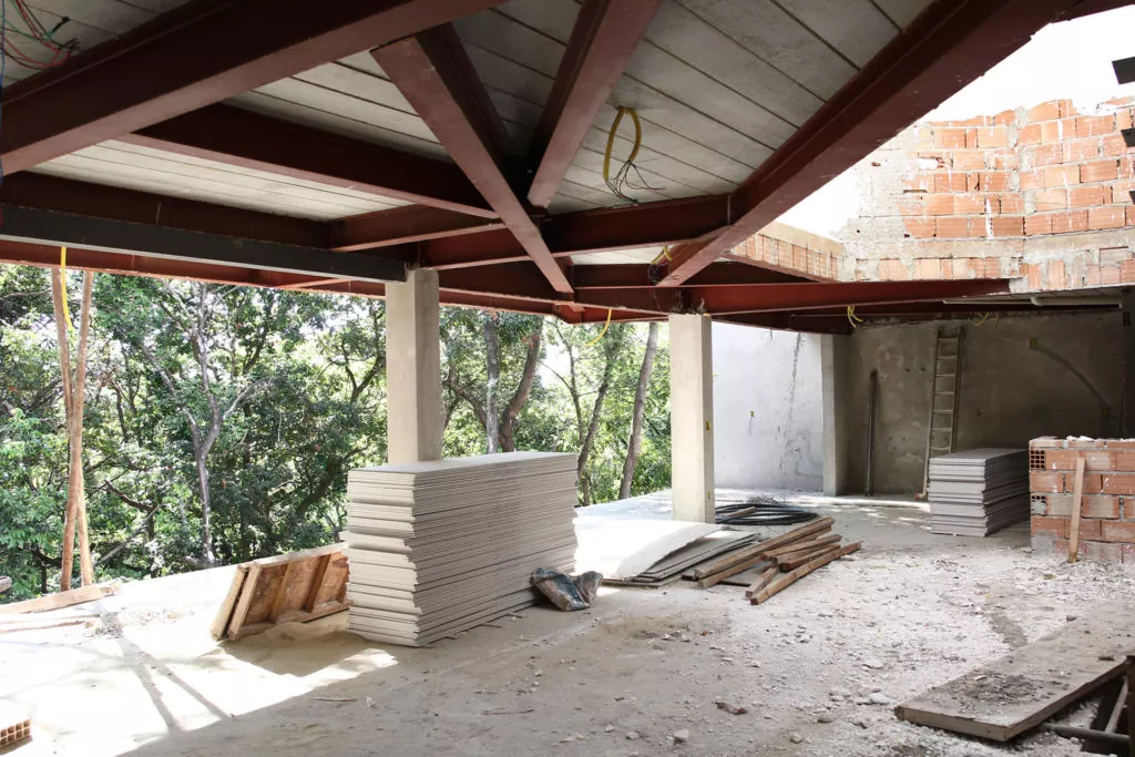 Casa em estrutura metálica
